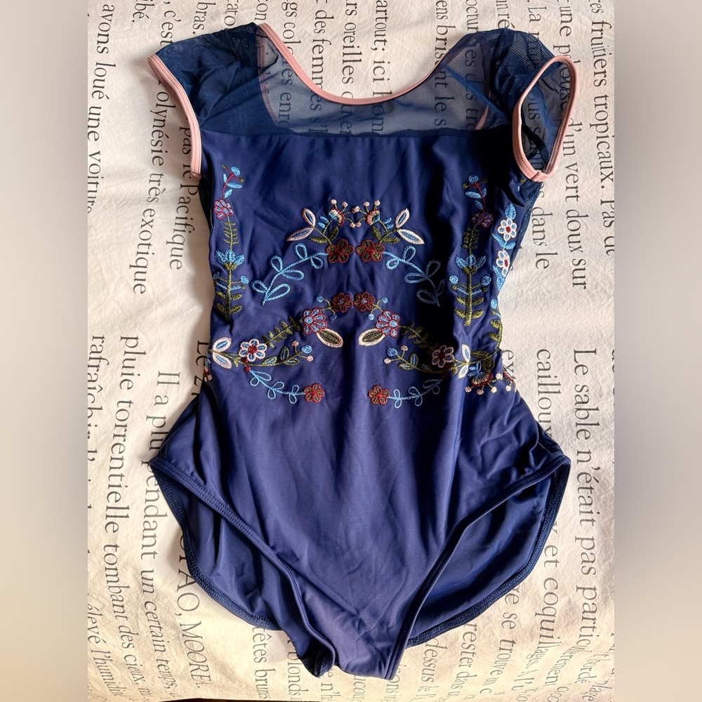 Embroidered ballet leotard from ClassIn
